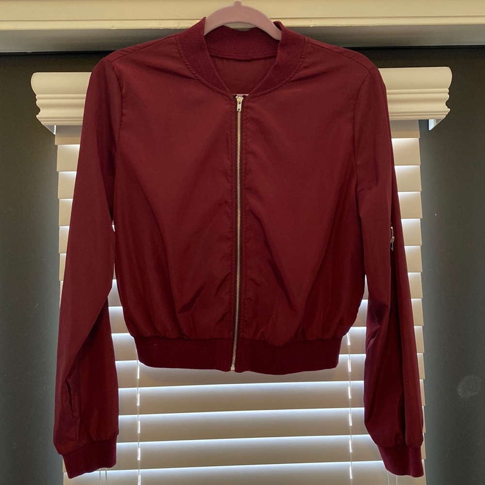 MOVING SALE - Classic Zip Up Bomber Jacket